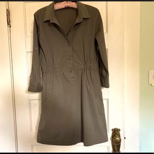 Banana Republic Cotton Dress w DKNY leggings